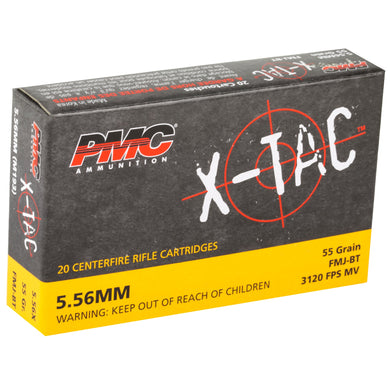 PMC XTAC 556NATO 55GR FMJBT 20/1000 - PMC556X - Marksmans Corner