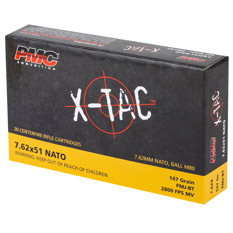 Load image into Gallery viewer, PMC XTAC 762NATO 147GR FMJ BT 20/500 - PMC762X - Marksmans Corner
