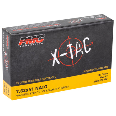 PMC XTAC 762NATO 147GR FMJ BT 20/500 - PMC762X - Marksmans Corner