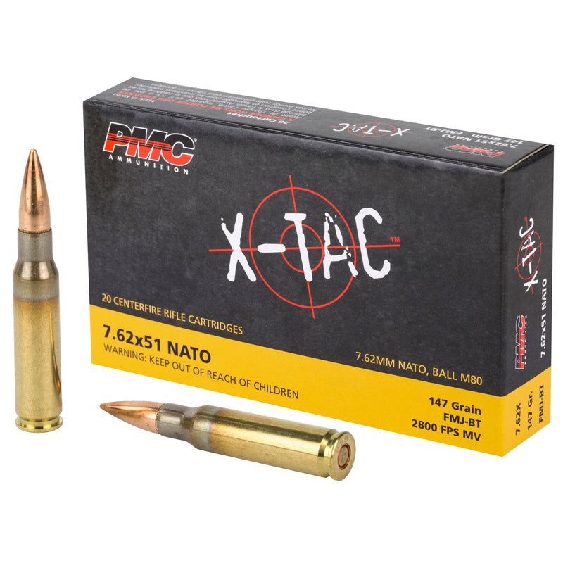 Load image into Gallery viewer, PMC XTAC 762NATO 147GR FMJ BT 20/500 - PMC762X - Marksmans Corner
