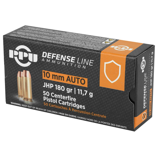 PPU 10MM JHP 180GR 50/500 - PPUPPD10 - Marksmans Corner