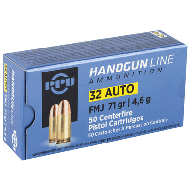 PPU 32ACP FMJ 71GR 50/1000 - PPUPPH32AF - Marksmans Corner