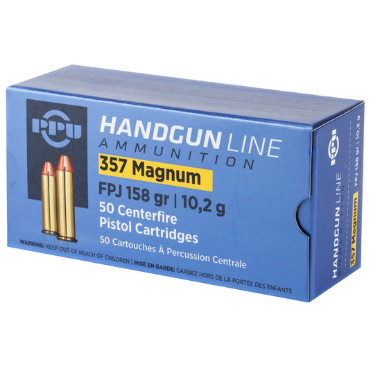 PPU 357MAG FPJ 158GR 50/500 - PPUPPH357MF - Marksmans Corner