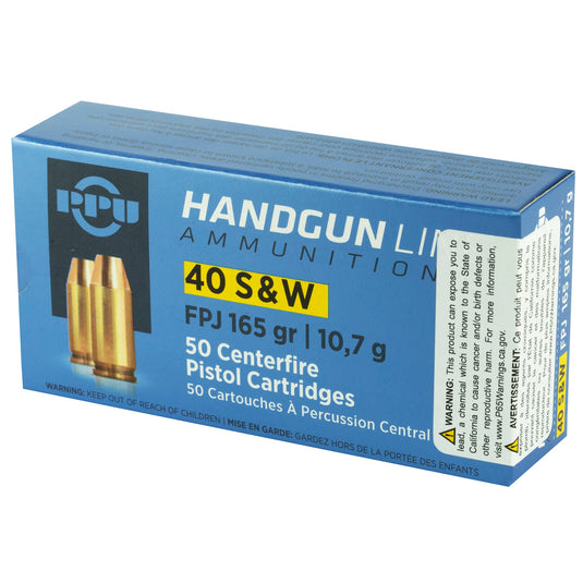 PPU 40SW FPJ 165GR 50/500 - PPUPPH40F - Marksmans Corner