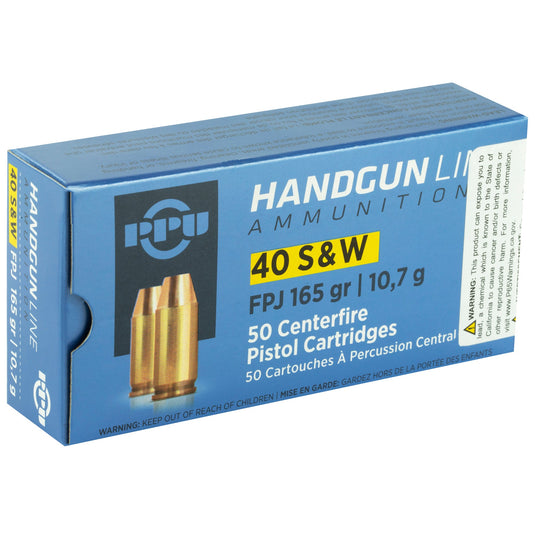 PPU 40SW FPJ 165GR 50/500 - PPUPPH40F - Marksmans Corner