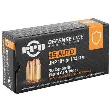 PPU 45ACP JHP 185GR 50/500 - PPUPPD45 - Marksmans Corner