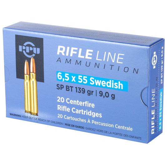 PPU 6.5X55 SWEDISH SP 139GR 20/200 - PPUPP6SWS - Marksmans Corner