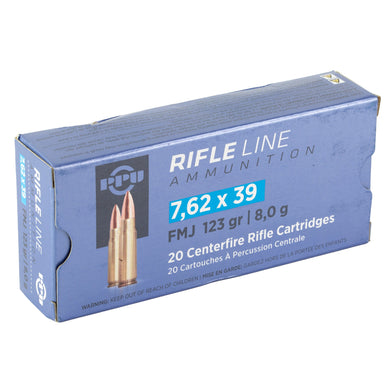 PPU 7.62X39 FMJ 123GR 20/1000 - PPUPP739F - Marksmans Corner