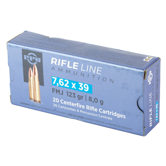 PPU 7.62X39 FMJ 123GR 20/1000 - PPUPP739F - Marksmans Corner