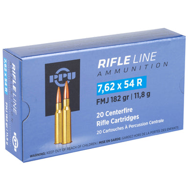 PPU 7.62X54R FMJ 182GR 20/200 - PPUPP76254F - Marksmans Corner