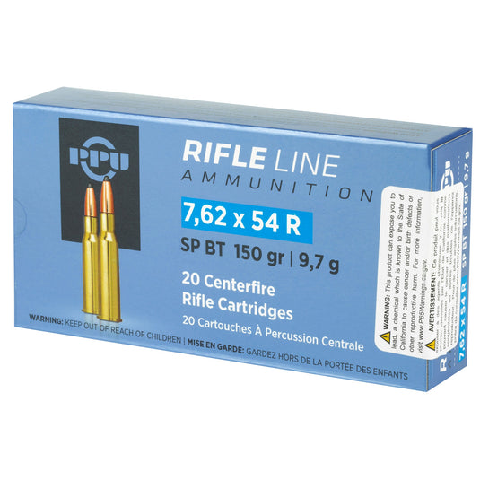 PPU 7.62X54R SP 150GR 20/200 - PPUPP76254S - Marksmans Corner