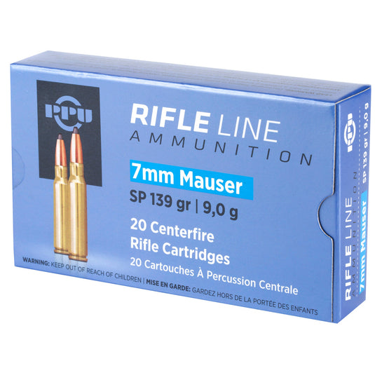 PPU 7MM MAUSER SP 139GR 20/200 - PPUPP7 - Marksmans Corner