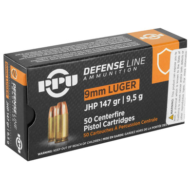 PPU 9MM JHP 147GR 50/1000 - PPUPPD92 - Marksmans Corner