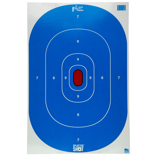 PRO-SHOT TARGET 12X18 SILH IN TP 8PK - PROSILH-INTP-BLUE-8PK - Marksmans Corner