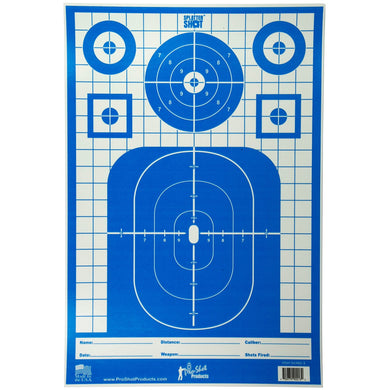 PRO-SHOT TARGET TACT PRECISION 8PK - PROTACTPREC-BLUE-8PK - Marksmans Corner