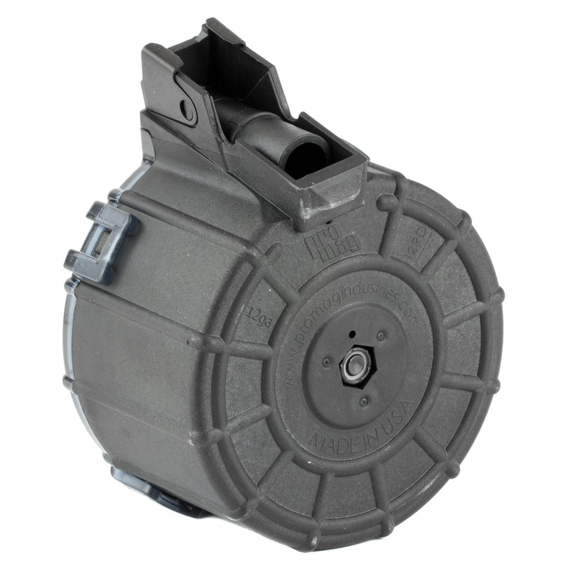 Load image into Gallery viewer, PROMAG SAIGA 12GA DRUM MAG 12RD BLK - MGPMSAI-A7 - Marksmans Corner
