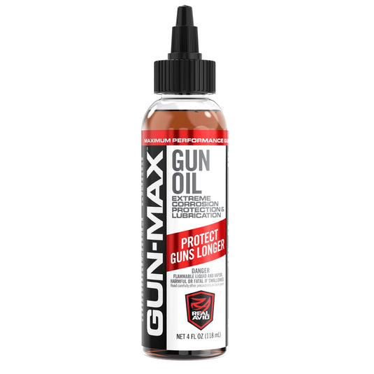 REAL AVID GUN MAX GUN OIL 4OZ - AVIDAVBMGO4LEA - Marksmans Corner