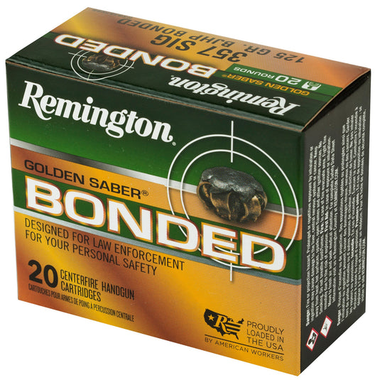 REM GOLDEN SBR 357SIG 125GR 20/500 - REM29407 - Marksmans Corner