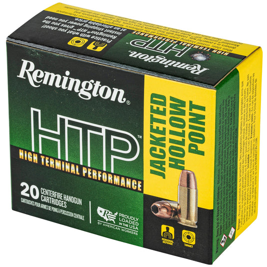 REM HTP 9MM +P 115GR JHP 20/500 - REM28293 - Marksmans Corner