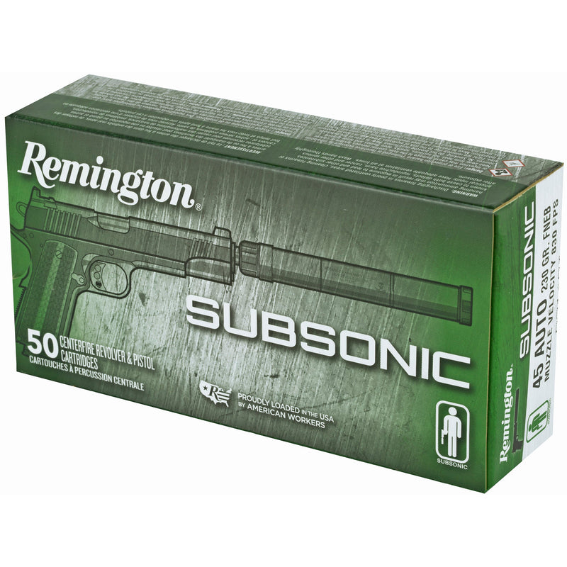 Load image into Gallery viewer, REM SUBSONIC 45ACP 230GR 50/500 - REM28428 - Marksmans Corner
