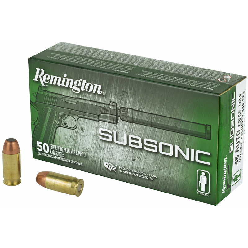 Load image into Gallery viewer, REM SUBSONIC 45ACP 230GR 50/500 - REM28428 - Marksmans Corner
