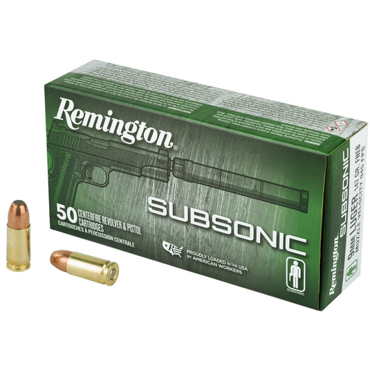 REM SUBSONIC 9MM 147GR 50/500 - REM28435 - Marksmans Corner