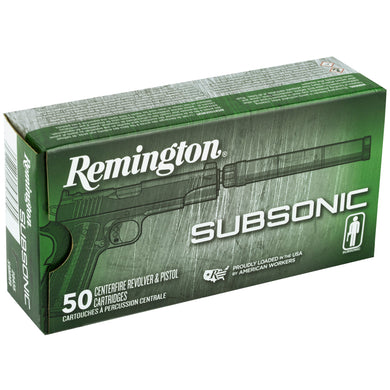 REM SUBSONIC 9MM 147GR 50/500 - REM28435 - Marksmans Corner