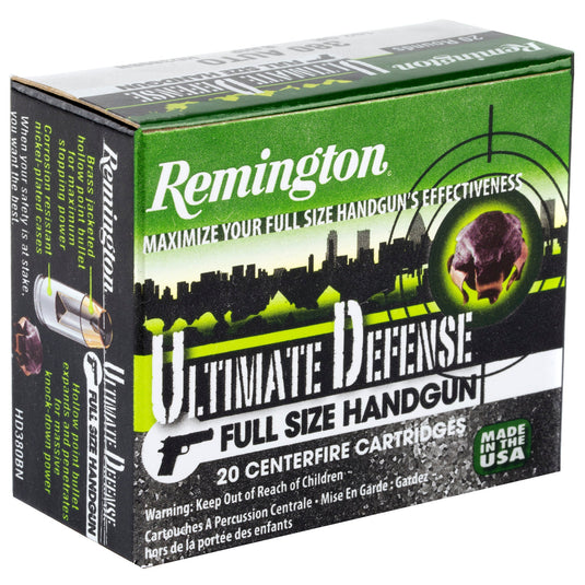 REM ULT DEF 380ACP 102GR BJHP 20/500 - REM28937 - Marksmans Corner