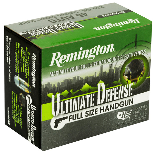 REM ULT DEF 45ACP 230GR BJHP 20/500 - REM28942 - Marksmans Corner