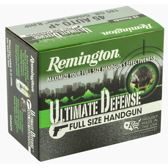 REM ULT DEF 45ACP+P 185GR BJHP 20 - REM28973 - Marksmans Corner