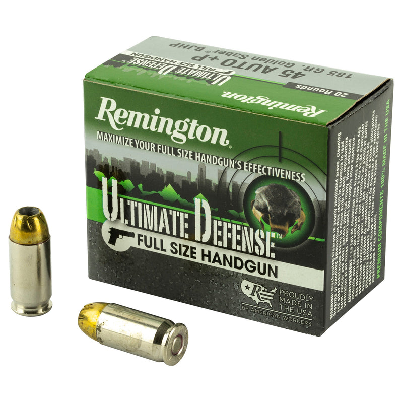 Load image into Gallery viewer, REM ULT DEF 45ACP+P 185GR BJHP 20 - REM28973 - Marksmans Corner
