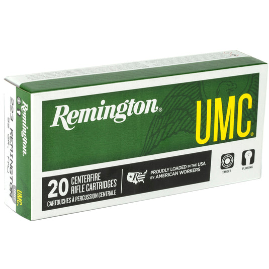 REM UMC 223REM 55GR FMJ 20/200 - REM23711 - Marksmans Corner