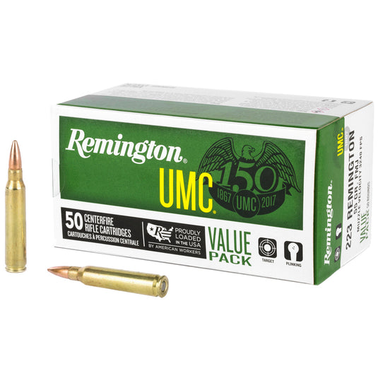 REM UMC 223REM 55GR FMJ 50/400 - REM23966 - Marksmans Corner