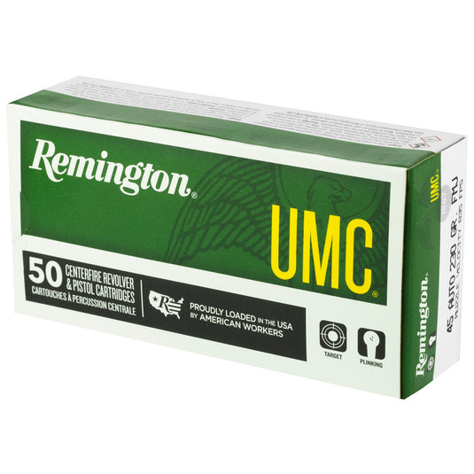 REM UMC 45ACP 230GR FMJ 50/500 - REM23726 - Marksmans Corner