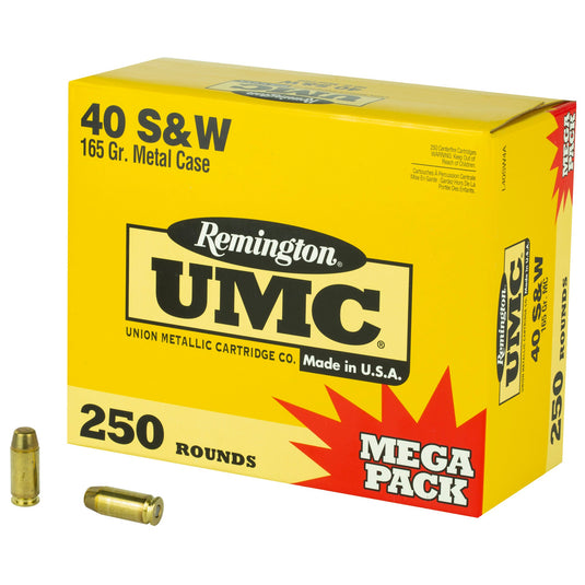 REM UMC MP 40SW 165GR FMJ 250/1000 - REM23773 - Marksmans Corner