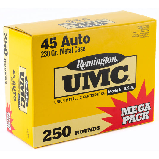 REM UMC MP 45ACP 230GR FMJ 250/1000 - REM23781 - Marksmans Corner