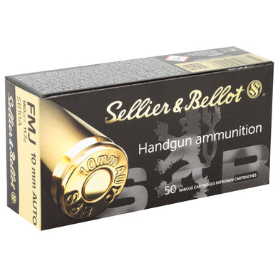 S&B 10MM 180GR FMJ 50/1000 - SB10A - Marksmans Corner