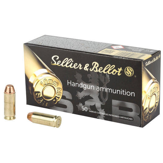 S&B 10MM 180GR FMJ 50/1000 - SB10A - Marksmans Corner