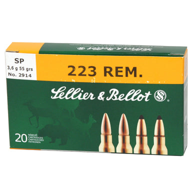 S&B 223REM 55GR SP 20/1000 - SB223B - Marksmans Corner