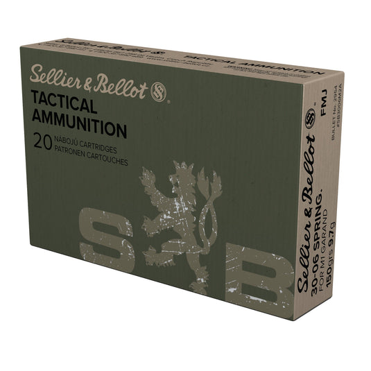 S&B 30-06 M1 GARAND 150GR FMJ 20/400 - SB3006M2 - Marksmans Corner