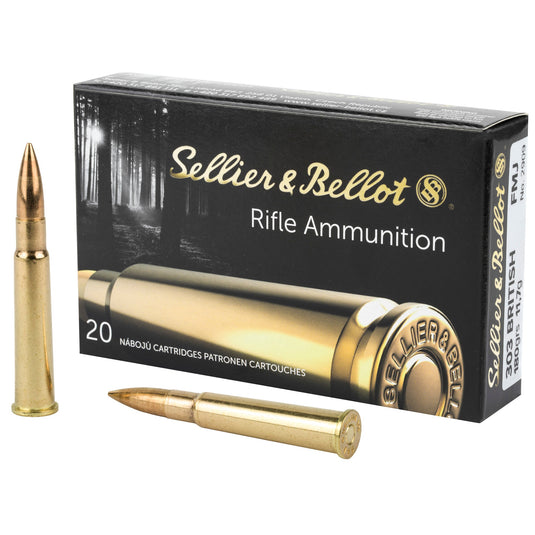 S&B 303BRITISH 180GR FMJ 20/400 - SB303A - Marksmans Corner