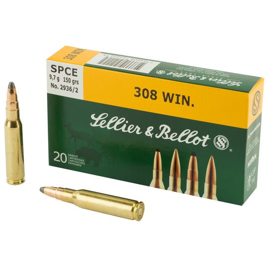 S&B 308WIN 150GR SPCE 20/500 - SB308D - Marksmans Corner