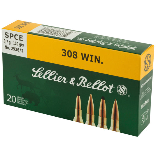 S&B 308WIN 150GR SPCE 20/500 - SB308D - Marksmans Corner