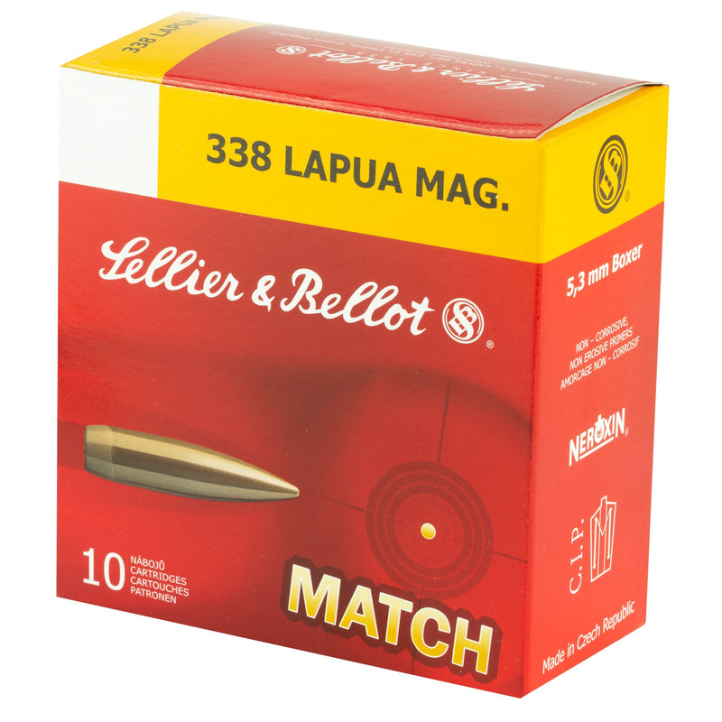 Load image into Gallery viewer, S&amp;B 338LAPUA 300GR SIERRA 10/100 - SB338LMB - Marksmans Corner
