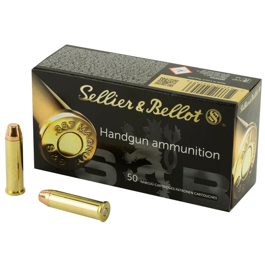 S&B 357MAG 158GR FMJ 50/1000 - SB357A - Marksmans Corner