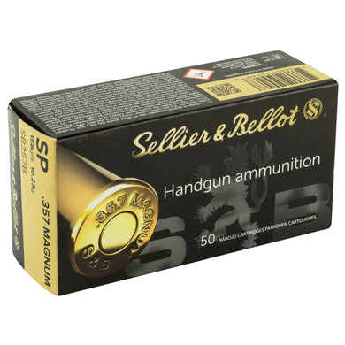 S&B 357MAG 158GR SP 50/1000 - SB357B - Marksmans Corner