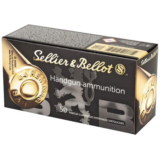 S&B 44REM MAG 240GR SJHP 50/600 - SB44C - Marksmans Corner