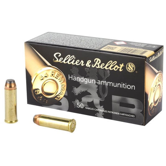 S&B 44REM MAG 240GR SP 50/600 - SB44A - Marksmans Corner