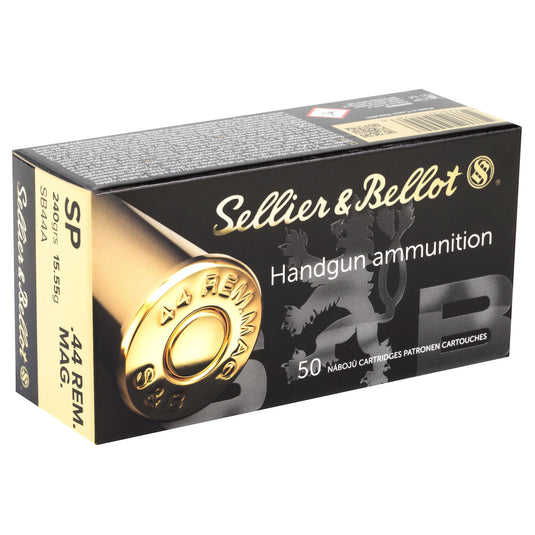 S&B 44REM MAG 240GR SP 50/600 - SB44A - Marksmans Corner