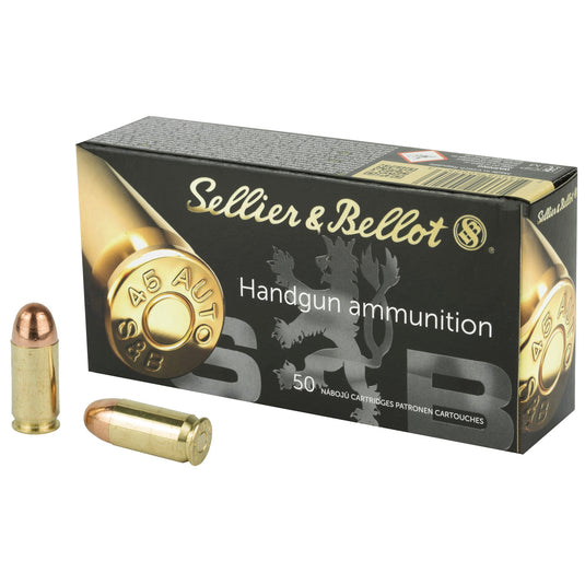 S&B 45ACP 230GR FMJ 50/1000 - SB45A - Marksmans Corner